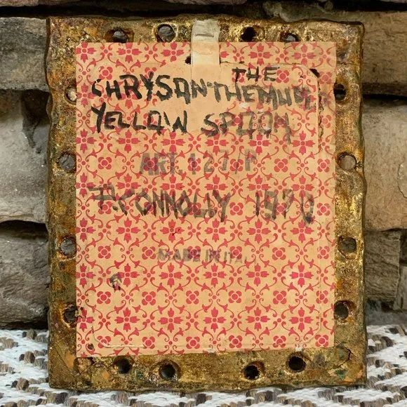 VTG 4 Floral Original Oil Paintings Gold Frames Black Philippa Connolly 1970 - Picture 7 of 16